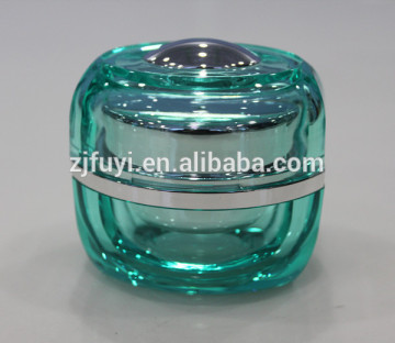 Fancy Plastic Cream Oil Acrylic Jar Beauty Decorative Cosmetic Packaging Container 15g 30g 50g