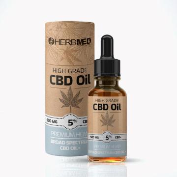 Pembungkusan tiub kertas bulat minyak CBD Essential Oil Botol