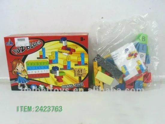 Puz Blocks Toy, Kids Plastic Building Blocks Toys, Enlighten toys