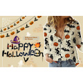 Halloween Shirts for Women Long Sleeve