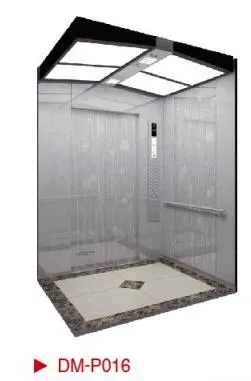 Hospital Medical Elevator with Good Hairline Stainless Steel Low Speed Elevator for Hospital
