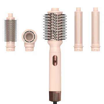 5-in-1 Hair Dryer Brush: Straightener, Curler, and Styler