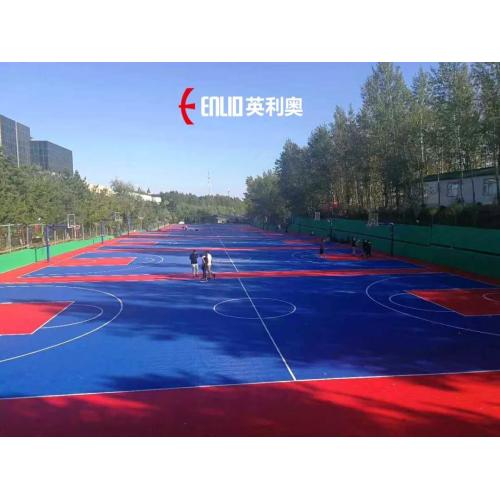 Modular PP Interlocking Tile Basketball Floor