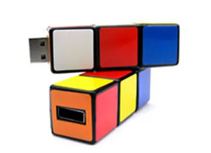 Cube USB Stick Pendrive Thumbdrive Plastic USB Flash Drive