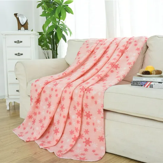 Amazon hot sell polar fleece polar fleece airline blanket airplane