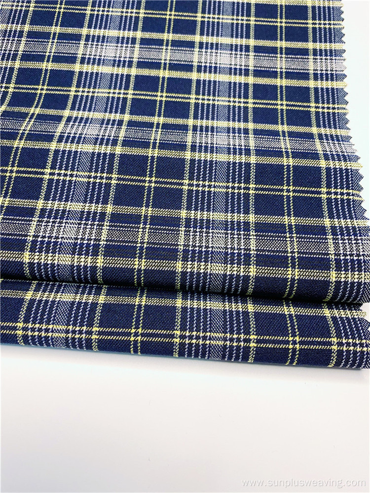 New style yarn dyed check bengaline fabric