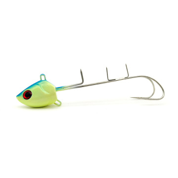 SHOLESALE LUM JUG mồi nhử mồi cứng với mắt 3D - bơi và móc jig kim loại (160g, 200g, 220g)