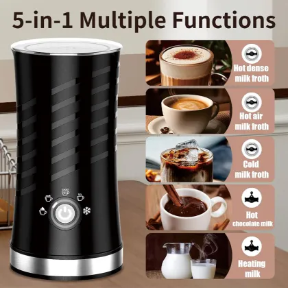 500W Automatic Milk Frother & Coffee Heater with Warming Cup