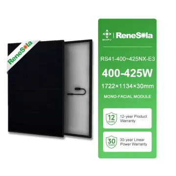 Renesola Monocrystalline Solar Panels: 400W to 425W In Stock from China