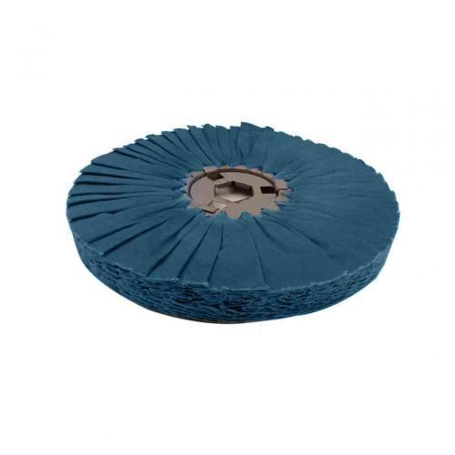 Blue Z-shaped cloth wheel