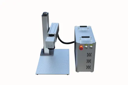 Haotian 100W JPT Mopa Feeltek 3D Dynamic Fiber Laser Marking Machine with Quartz Lens