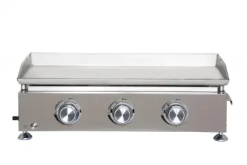Outdoor 3 Burner Propane Gas Griddle