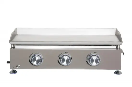 Outdoor 3 Burner Propane Gas Griddle