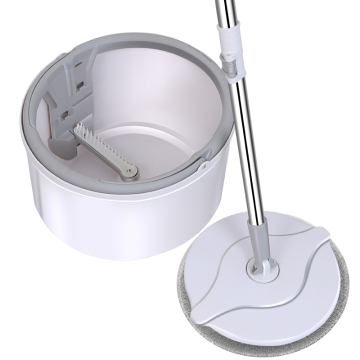 Extendable Handle 360 Spinning Mop with Round Bucket and Water Filtration System