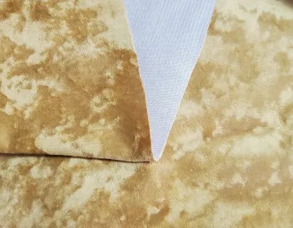 Elegant Ice Flower Velvet Fabric for Home Textiles