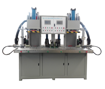 Open-type double-station wax-injection machine