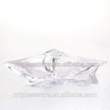Crystal clear wedding 5 point star shape candle holder for wedding