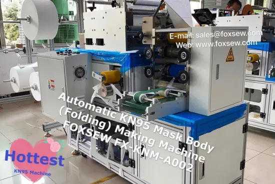 Automatic KN95 Mask Body (Folding Type) Making Machine