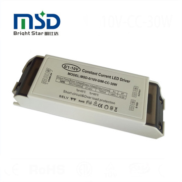 30 Watt 0/10V PWM Dimmable LED Driver | 30-42V DC Electronic Dimming Controller - Flicker-Free Performance