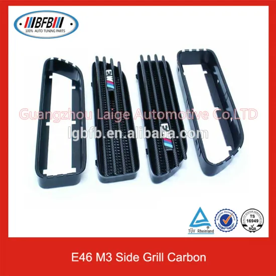 Replacement Parts Car Side Vent M3 Style Carbon Side Grill Fits For E46/E90/E92