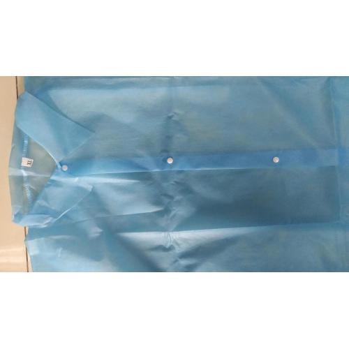 Disposable lab coat With Shirt Collar