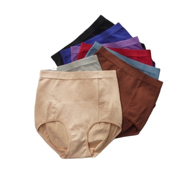 Wholesale Graphene Cotton Seamless High-Waist Panties for Women: Comfortable Briefs Collection