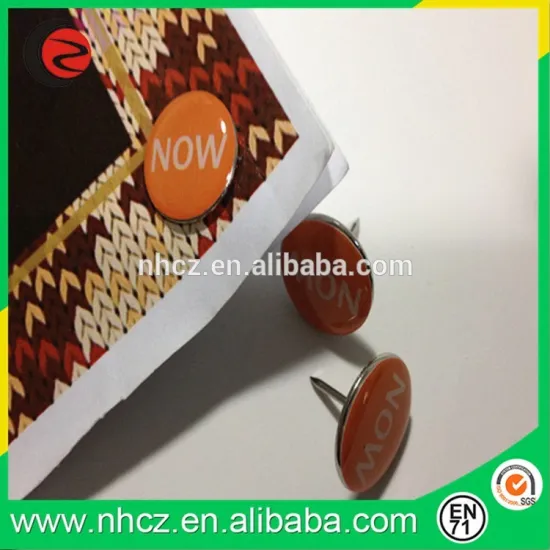 Now Design Shaped Customs Push Pin