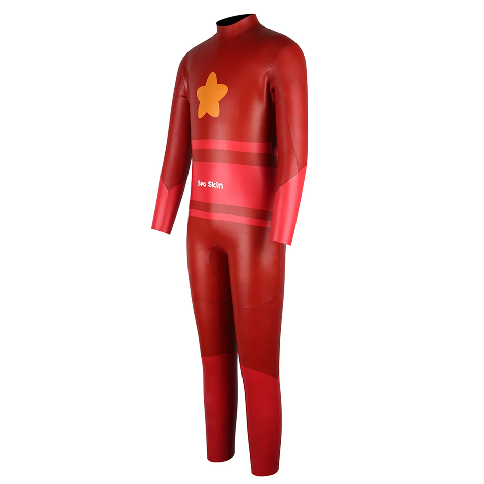 Seaskin Child Neoprene Back Zip Smooth Skin Wetsuits