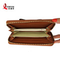 Carteiras Thin Wallest com Coin Pocket Luxury Zipper
