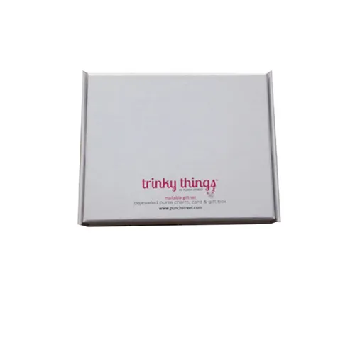 Small Clear Plastic Keychain Gift Box