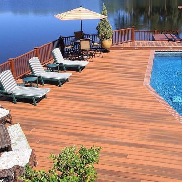 TAP & GO Luxury Swimming Pool Decking Outdoor WPC Composite Decking
