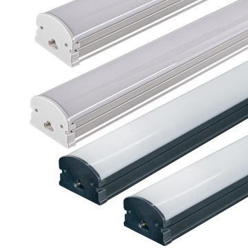 Fabrik direkte Aluminium -LED Lineare Lattenlichter - 2/4/5/8 Fuß Schwarz/Silber Finish
