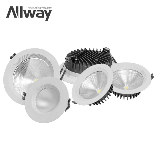 ALLWAY Modern Design Power Pot Lamp: An Embedded Hotel, Mall, and Residence Ceiling Light Featuring COB Down LED Technology