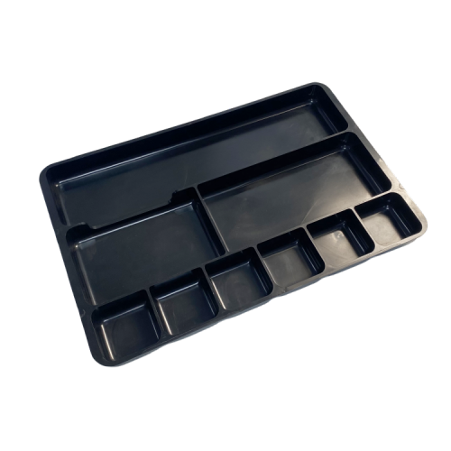 9-Section Drawer Organizer Black