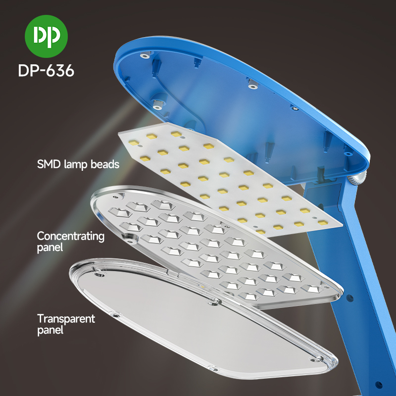 Rechargeable Foldable LED Desk Reading Lamp with Battery