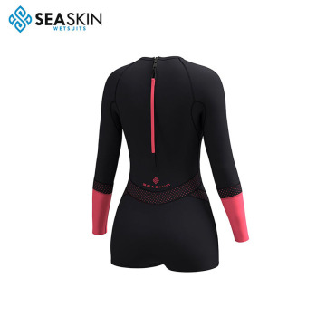 Seaskin Rear Zip Durable Neoprene 3mm Surfing Springsuit