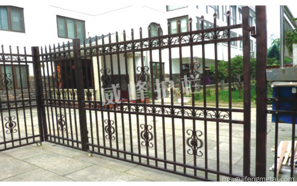 Pintu Patio Alloy Gerbang Villa Gate Modern