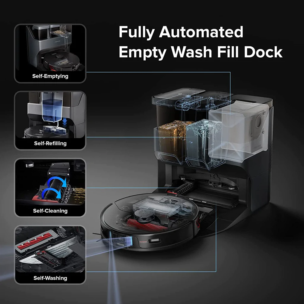 Roborock S7 Maxv Ultra Wet and Dry Aspiradora Robot