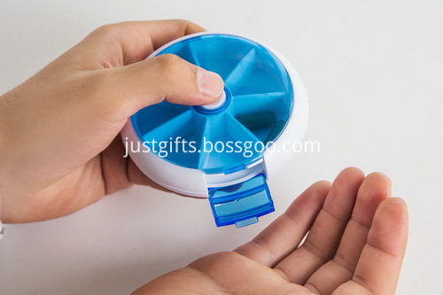Promotional Plastic 7-Day Rotate Pill Box (3)