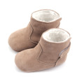 Zamszowe skórzane futra unisex zimowe buty dziecięce