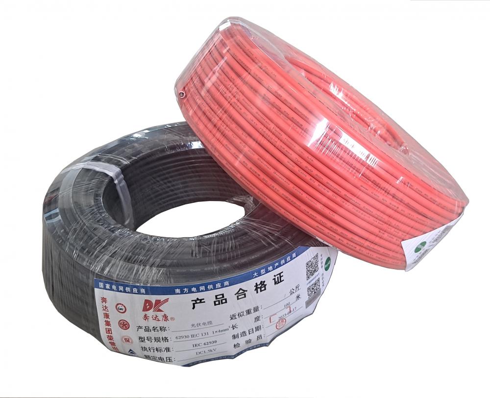 XLPO Insulation Tinned Copper Fotovoltaic Cable H1Z2Z2-K