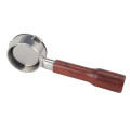 58mm Stainless Steel Portafilter With Wooden Handle