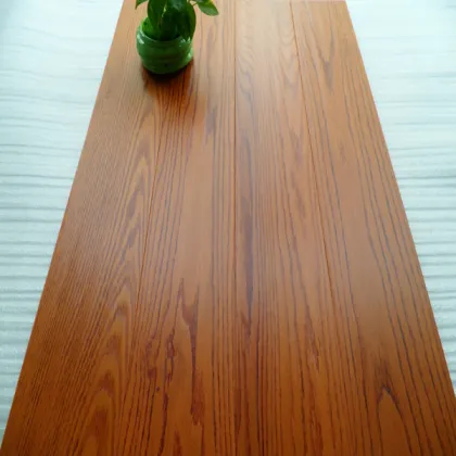 Red Protective Floor Scratches: Unfinished Hardwood Flooring Decor