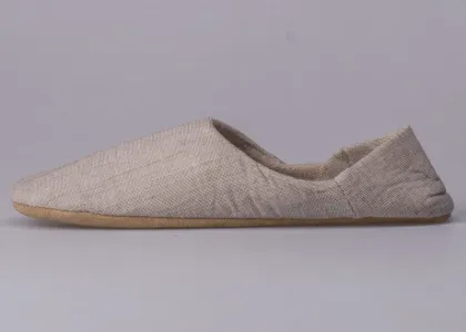 36# - 41# Warmest Linen Womens House Slippers With Micro Fiber Upper