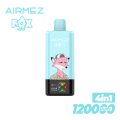 Bán buôn Vape dùng một lần 4 trong 1 Airmez Fox 120000 Puff