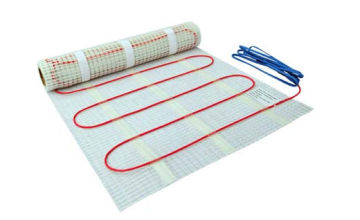 twin conductors heating mat