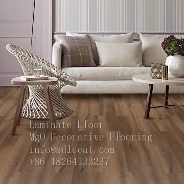 Laminate Composite Wood Grain MgO Decking Floor