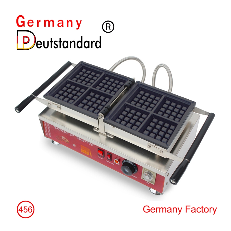 Vierteilige quadratische Waffelmaschine Lattice Waffelmaschine