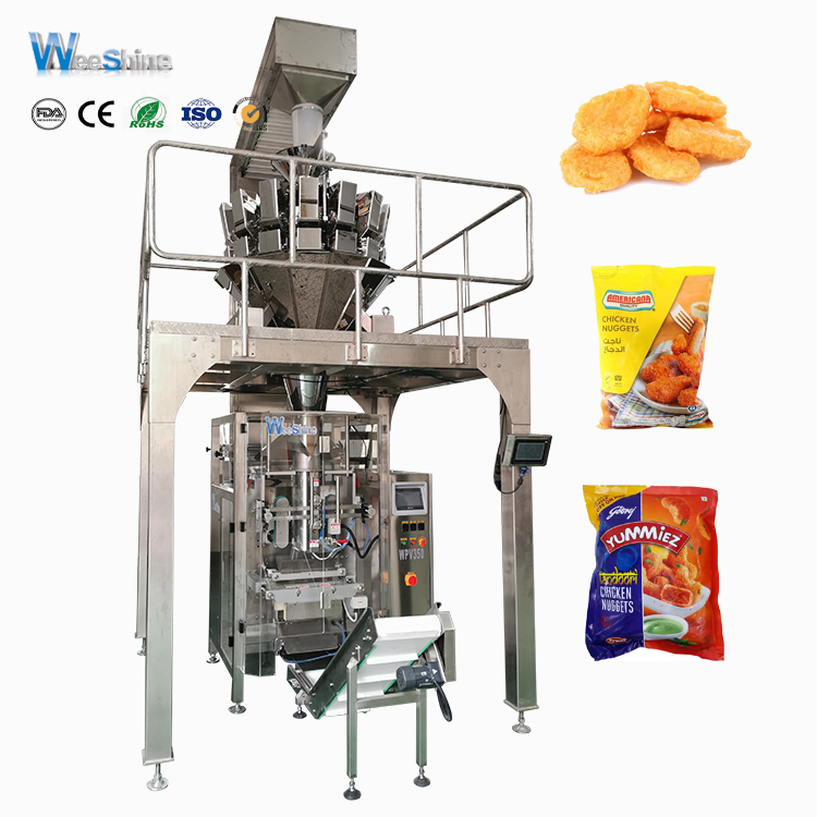 900g1kg 2kg Poulet congelé Machine d'emballage