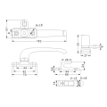 Aluminium Alloy Casement Door Handle